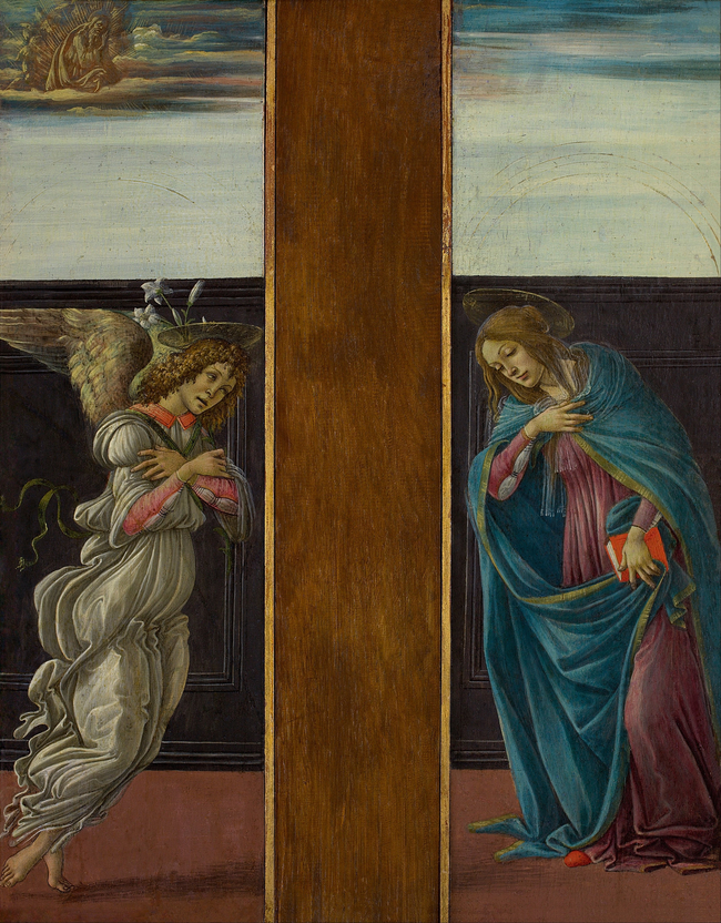 Annunciation Sandro Botticelli Artwork On USEUM   Annunciation Sandro Botticelli 1495 0b40ea51 