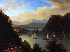 Anthony's Nose on the Hudson by Victor de Grailly