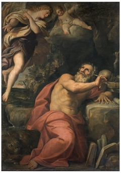 Aparición de los ángeles a San Jerónimo