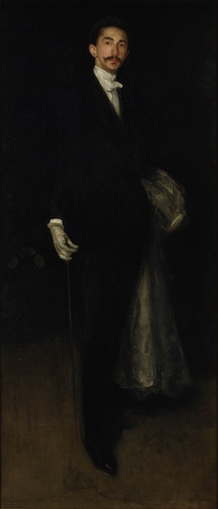 Arrangement in Black and Gold: Comte Robert de Montesquiou-Fezensac by James Abbott McNeill Whistler