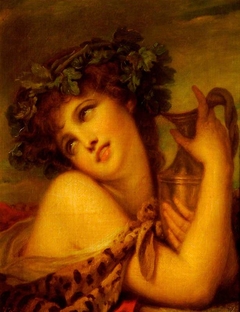 Bacchante with an Amphora by Jean-Baptiste Greuze