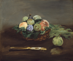 Basket of Fruit by Edouard Manet