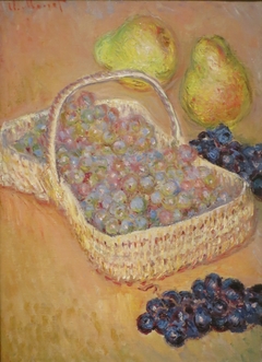 Basket of Grapes by Claude Monet