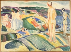 Bathing Women on Rocks by Edvard Munch