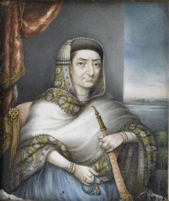 Begum Sambre (around 1750 - 1836), ruler of the Indian principality of Sardhana by Anonymous