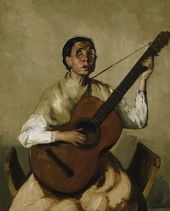 Blind Spanish Singer by Robert Henri