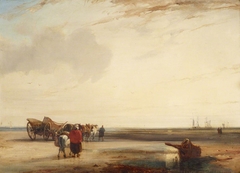 Boulogne Sands by after Richard Parkes Bonington