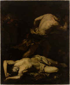 Cain Fleeing after the Murder of Abel by Giovan Battista Langetti