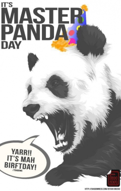 It's Master Panda Day by Christian Dalida