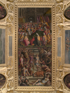 Clement VII crowns Charles V in San Petronio in Bologna by Giorgio Vasari