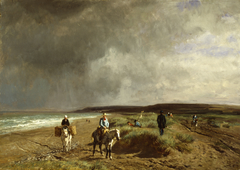 Coast near Villers by Constant Troyon
