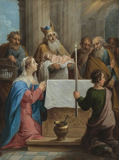 Darbringung Jesu im Tempel by David Teniers the Younger