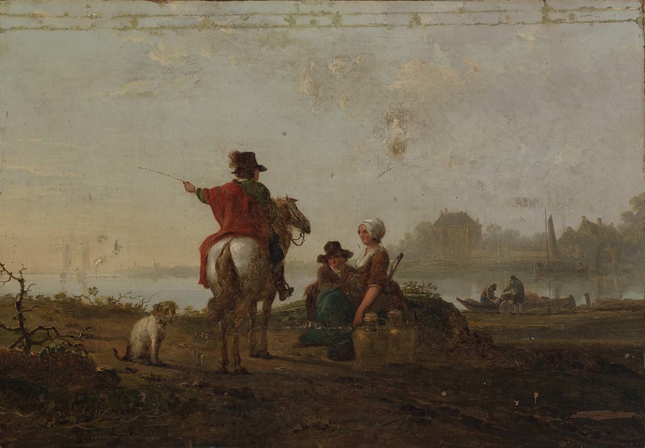 Dutch Landscape with Figures