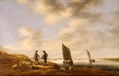 Dutch River Scene by Aelbert Cuyp