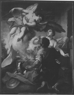 Ein Engel verheisst der Frau des Manoah einen Sohn by Antonio Balestra