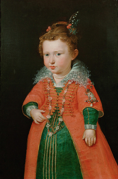 Eleonore von Gonzaga (1598-1655), Kaiserin, im Alter von zwei Jahren, Kniestück by Anonymous