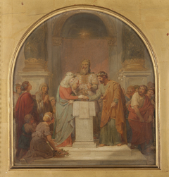 Esquisse pour l'église Saint-Nicolas-du-Chardonnet : Le Mariage de la Vierge by Nicolas Gosse