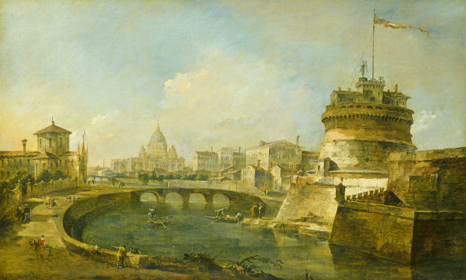 Fanciful View of the Castel Sant'Angelo, Rome