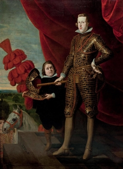 Felipe IV junto a dos servidores by Gaspar de Crayer