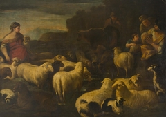 Flock of Sheep by Luca Giordano