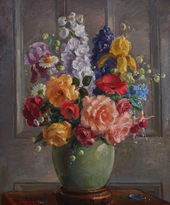 Flowers in a Celadon Bowl by Nora Heysen