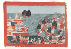 Folio from a Bhagavata Purana series by Anonymous