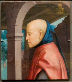 Fragment from the Liesborn High Altarpiece: Head of St Joseph by Master of Liesborn