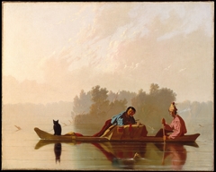 Fur Traders Descending the Missouri by George Caleb Bingham