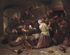 Gamblers' Quarrel by Jan Steen