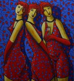 Gracefull gossips by Jacques Tange