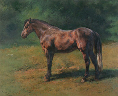 Gray Horse in Green by Rosa Bonheur
