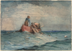 Hauling in the Nets by Winslow Homer