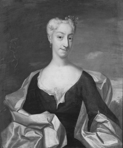 Hedvig von Witten (1712-1741), gift med ryttmästare Jacob Danckwardt-Lillieström by Johan Henrik Scheffel