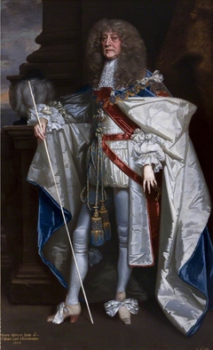 Henry Jermyn, 1st Earl of St Albans, KG (d.1684), in Garter Robes by Peter Lely