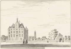 Het kasteel te Zoelen, Gelderland by Cornelis Pronk