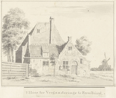 Het vergaderhuis van de Collegianten te Rijnsburg by Cornelis Pronk