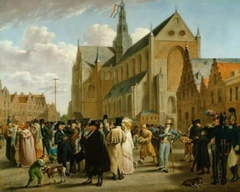 Het volksfeest van 4 juli 1825 op de Grote Markt te Haarlem