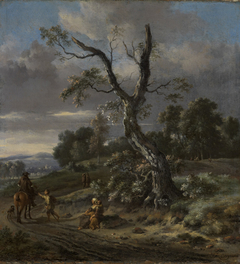 Hilly Landscape with a Beggar Family
