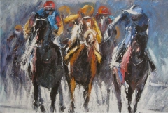 Horse racing by Nikoletta Antonopoulou