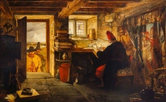 Hudibras and Ralph Visiting the Astrologer (from Butler's 'Hudibras') by William Fettes Douglas