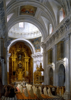 Interior de la Iglesia de las Calatravas en Madrid by Francisco Hernández Tomé