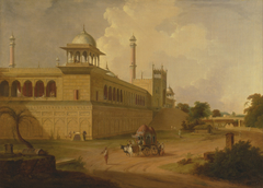 Jami Masjid, Delhi by Thomas Daniell