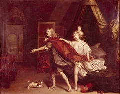Jozef en de vrouw van Potifar by Reinier de la Haye