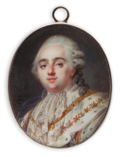 King Ludvig XVI of France by Louis Marie Sicard
