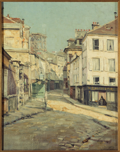 La Rue Norvins à Montmartre by Charles Jean Coussediere