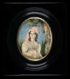 Lady with Pink Turban by Francisco Estanislao Goyena y O'Daly
