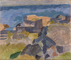 Landscape from Christiansø by Edvard Weie