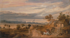 Landscape with Cottage by James Ward