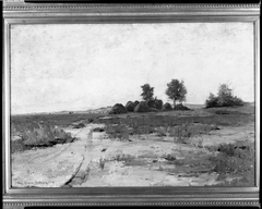 Landscape with Haystacks by Charles Herbert Woodbury