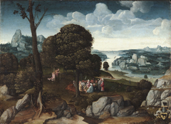 Landscape with Saint John the Baptist Preaching
